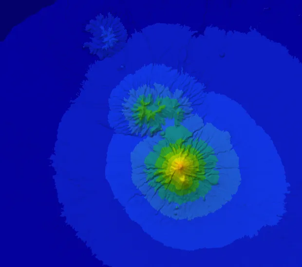 Color relief layer GL JS