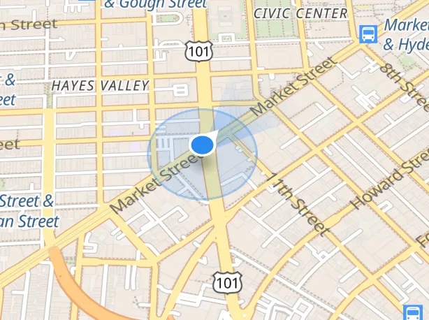 Location indicator plugin demo