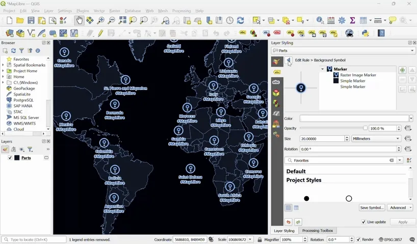 QGIS2VectorTiles workflow demo