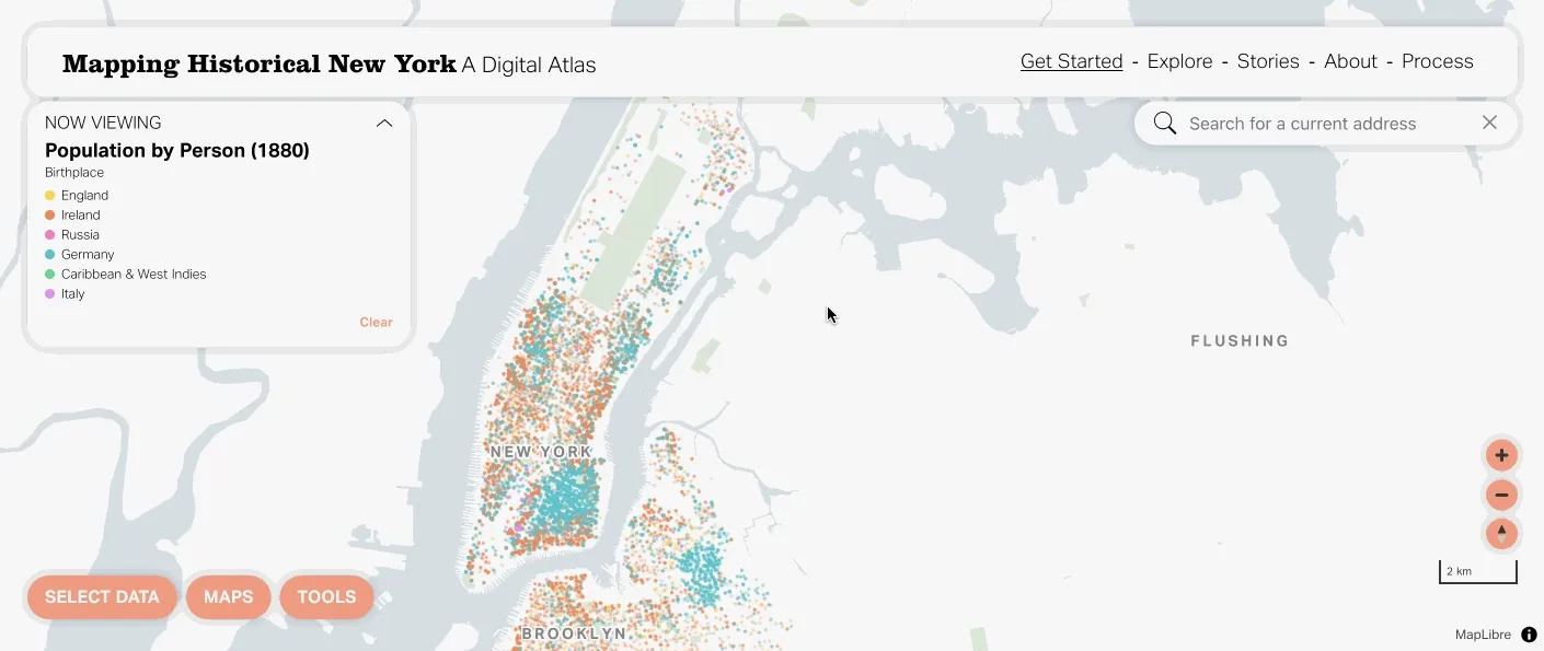 Animated demo of the Vector Beeswarm Dot Density map..