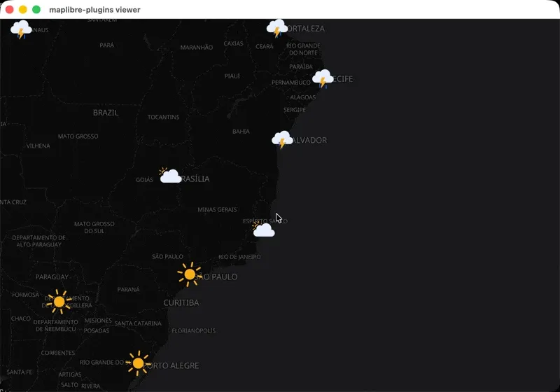 Weather plugin demo