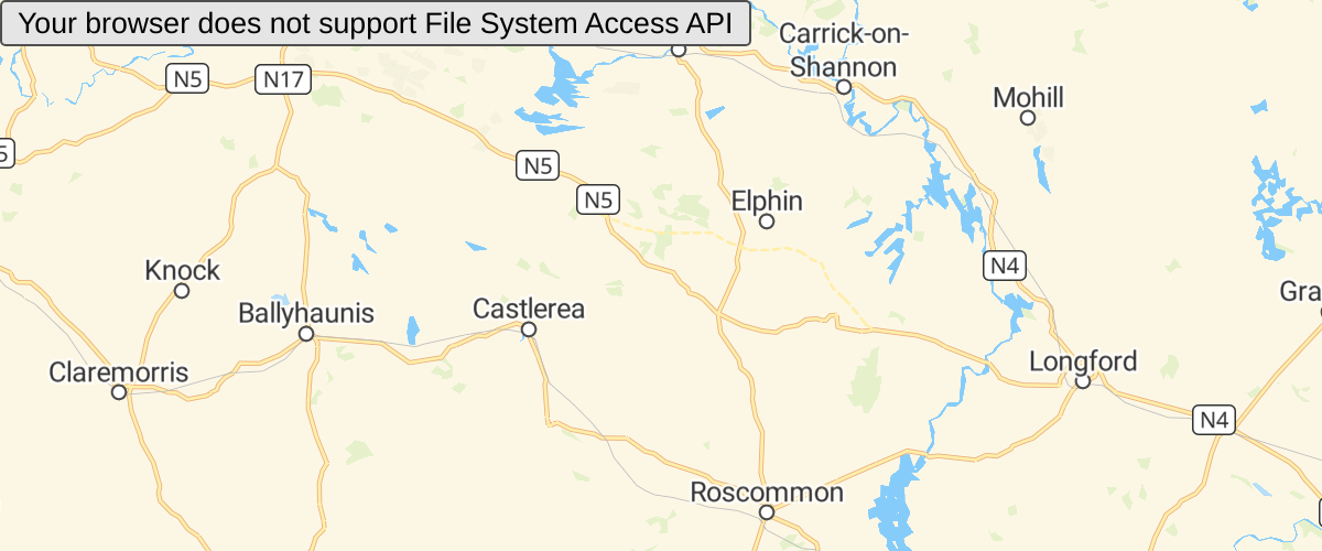 View local GeoJSON with experimental File System Access API.