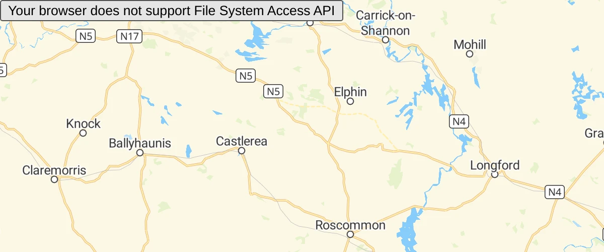 View local GeoJSON with experimental File System Access API.