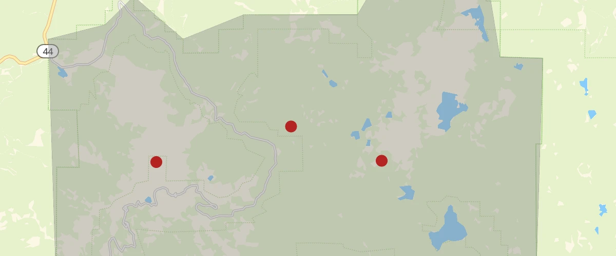 Add a polygon and circle layer from the same GeoJSON source.